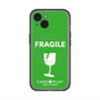 スリムプロテクションプレミアムケース with MagSafe［ FRAGILE - Green ］