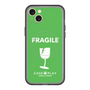 スリムプロテクションプレミアムケース with MagSafe［ FRAGILE - Green ］