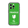 スリムプロテクションプレミアムケース with MagSafe［ FRAGILE - Green ］