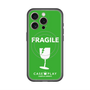 スリムプロテクションプレミアムケース with MagSafe［ FRAGILE - Green ］