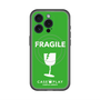 スリムプロテクションプレミアムケース with MagSafe［ FRAGILE - Green ］