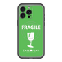 スリムプロテクションプレミアムケース with MagSafe［ FRAGILE - Green ］