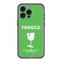 スリムプロテクションプレミアムケース with MagSafe［ FRAGILE - Green ］
