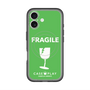 スリムプロテクションプレミアムケース with MagSafe［ FRAGILE - Green ］