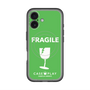 スリムプロテクションプレミアムケース with MagSafe［ FRAGILE - Green ］