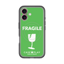 スリムプロテクションプレミアムケース with MagSafe［ FRAGILE - Green ］