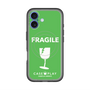 スリムプロテクションプレミアムケース with MagSafe［ FRAGILE - Green ］
