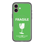 スリムプロテクションプレミアムケース with MagSafe［ FRAGILE - Green ］