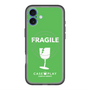 スリムプロテクションプレミアムケース with MagSafe［ FRAGILE - Green ］
