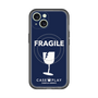 スリムプロテクションプレミアムケース with MagSafe［ FRAGILE - Navy ］