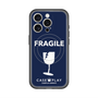 スリムプロテクションプレミアムケース with MagSafe［ FRAGILE - Navy ］
