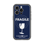 スリムプロテクションプレミアムケース with MagSafe［ FRAGILE - Navy ］