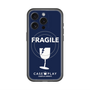 スリムプロテクションプレミアムケース with MagSafe［ FRAGILE - Navy ］