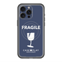スリムプロテクションプレミアムケース with MagSafe［ FRAGILE - Navy ］