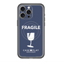 スリムプロテクションプレミアムケース with MagSafe［ FRAGILE - Navy ］