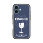 スリムプロテクションプレミアムケース with MagSafe［ FRAGILE - Navy ］