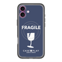 スリムプロテクションプレミアムケース with MagSafe［ FRAGILE - Navy ］