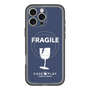 スリムプロテクションプレミアムケース with MagSafe［ FRAGILE - Navy ］