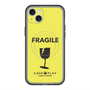 スリムプロテクションプレミアムケース with MagSafe［ FRAGILE - Yellow ］