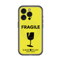 スリムプロテクションプレミアムケース with MagSafe［ FRAGILE - Yellow ］