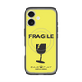 スリムプロテクションプレミアムケース with MagSafe［ FRAGILE - Yellow ］