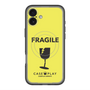 スリムプロテクションプレミアムケース with MagSafe［ FRAGILE - Yellow ］