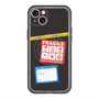 スリムプロテクションプレミアムケース with MagSafe［ FRAGILE Stickers - Black ］