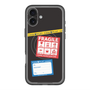 スリムプロテクションプレミアムケース with MagSafe［ FRAGILE Stickers - Black ］
