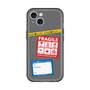 スリムプロテクションプレミアムケース with MagSafe［ FRAGILE Stickers - Gray ］