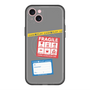 スリムプロテクションプレミアムケース with MagSafe［ FRAGILE Stickers - Gray ］