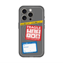 スリムプロテクションプレミアムケース with MagSafe［ FRAGILE Stickers - Gray ］