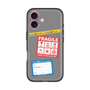 スリムプロテクションプレミアムケース with MagSafe［ FRAGILE Stickers - Gray ］