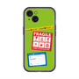 スリムプロテクションプレミアムケース with MagSafe［ FRAGILE Stickers - Green ］
