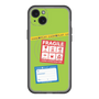 スリムプロテクションプレミアムケース with MagSafe［ FRAGILE Stickers - Green ］
