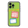 スリムプロテクションプレミアムケース with MagSafe［ FRAGILE Stickers - Green ］