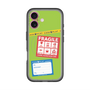 スリムプロテクションプレミアムケース with MagSafe［ FRAGILE Stickers - Green ］