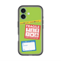 スリムプロテクションプレミアムケース with MagSafe［ FRAGILE Stickers - Green ］