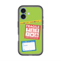 スリムプロテクションプレミアムケース with MagSafe［ FRAGILE Stickers - Green ］