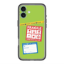 スリムプロテクションプレミアムケース with MagSafe［ FRAGILE Stickers - Green ］