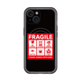 スリムプロテクションプレミアムケース with MagSafe［ FRAGILE Sticker - Black ］