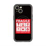 スリムプロテクションプレミアムケース with MagSafe［ FRAGILE Sticker - Black ］