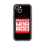 スリムプロテクションプレミアムケース with MagSafe［ FRAGILE Sticker - Black ］