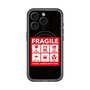 スリムプロテクションプレミアムケース with MagSafe［ FRAGILE Sticker - Black ］