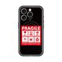 スリムプロテクションプレミアムケース with MagSafe［ FRAGILE Sticker - Black ］