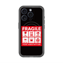 スリムプロテクションプレミアムケース with MagSafe［ FRAGILE Sticker - Black ］