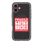 スリムプロテクションプレミアムケース with MagSafe［ FRAGILE Sticker - Black ］