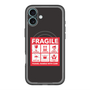 スリムプロテクションプレミアムケース with MagSafe［ FRAGILE Sticker - Black ］