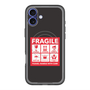 スリムプロテクションプレミアムケース with MagSafe［ FRAGILE Sticker - Black ］