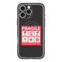 スリムプロテクションプレミアムケース with MagSafe［ FRAGILE Sticker - Black ］