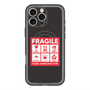スリムプロテクションプレミアムケース with MagSafe［ FRAGILE Sticker - Black ］